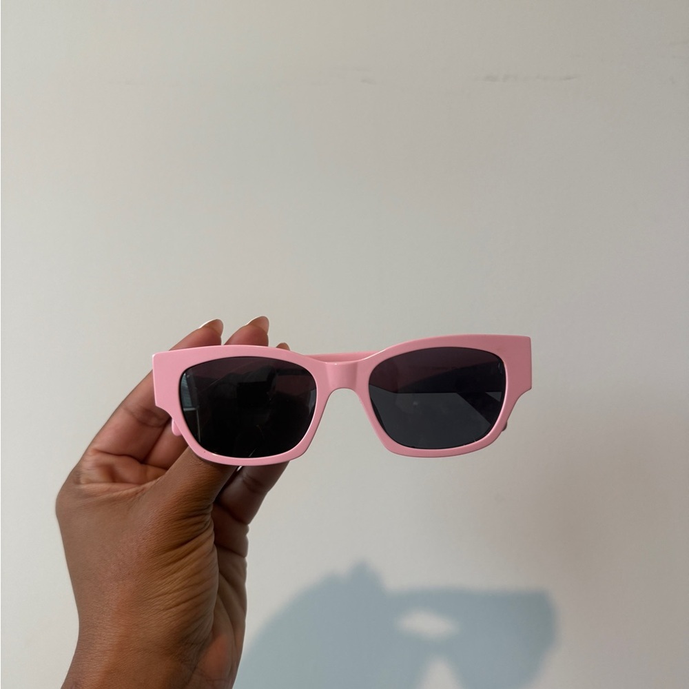 Celine Pink Square Sunglasses